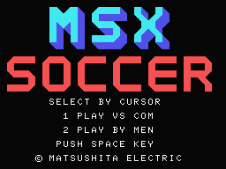 msx soccer